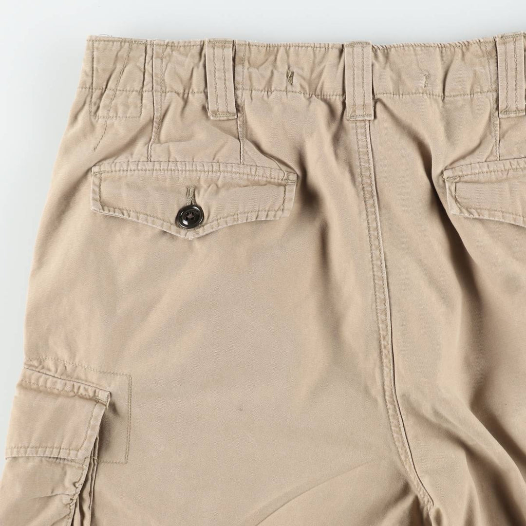 Ralph Lauren POLO RALPH LAUREN CLASSIC FIT Cargo Shorts, Men's Size W35 (approx.) cotton beige type brown Vintage Second Hand