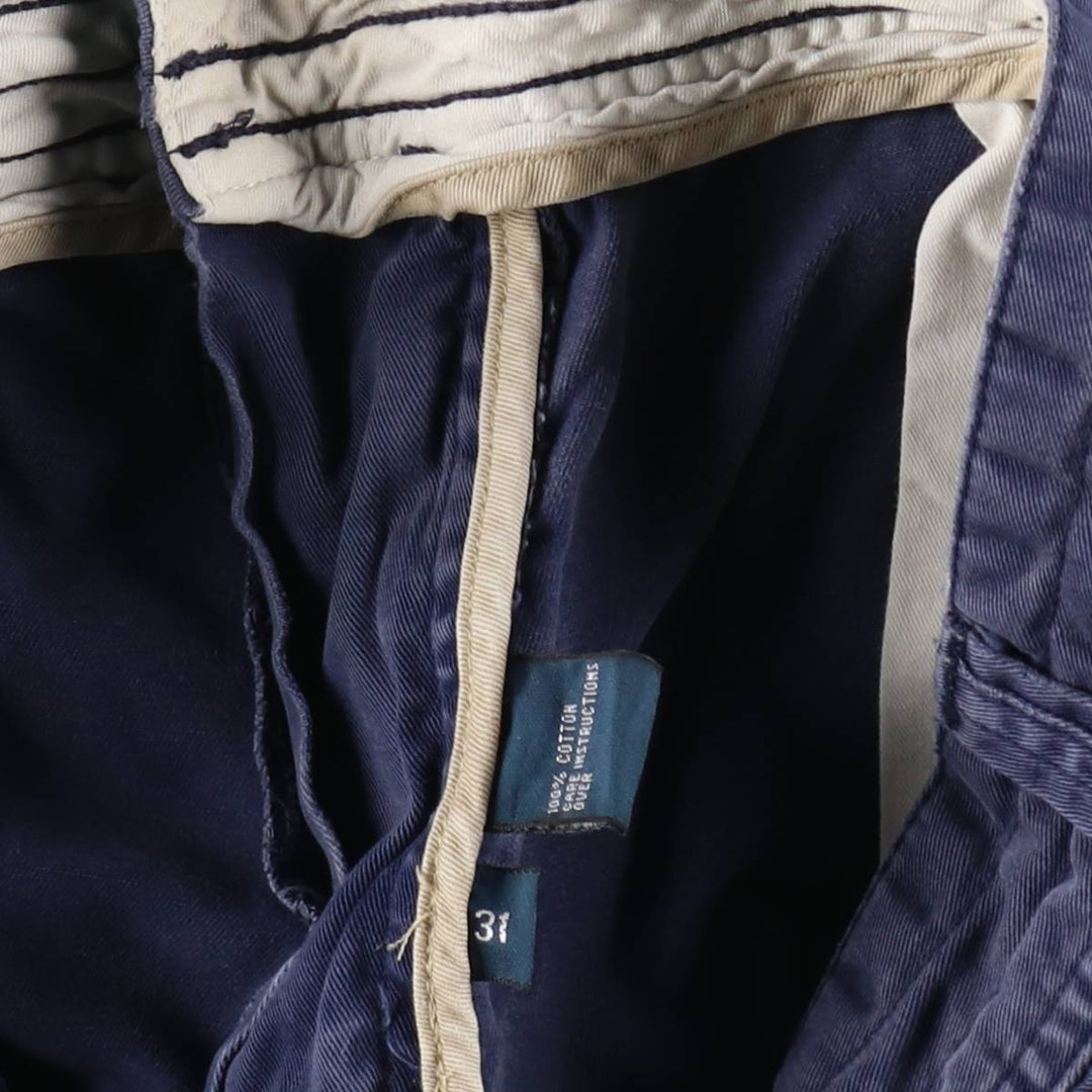 Ralph Lauren POLO by Ralph Lauren cargo shorts, men's size W31 cotton navy blue type Vintage Second Hand