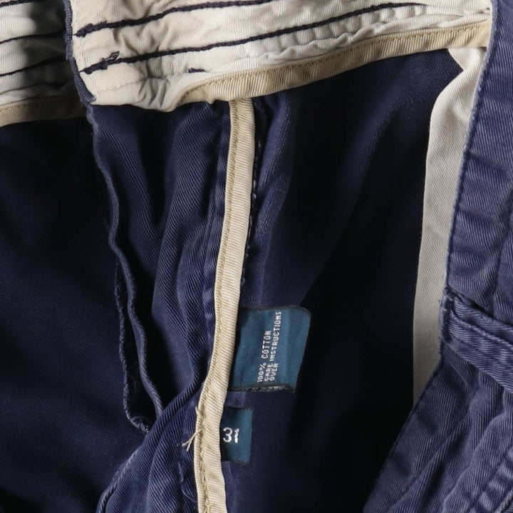 Ralph Lauren POLO by Ralph Lauren cargo shorts, men's size W31 cotton navy blue type Vintage Second Hand
