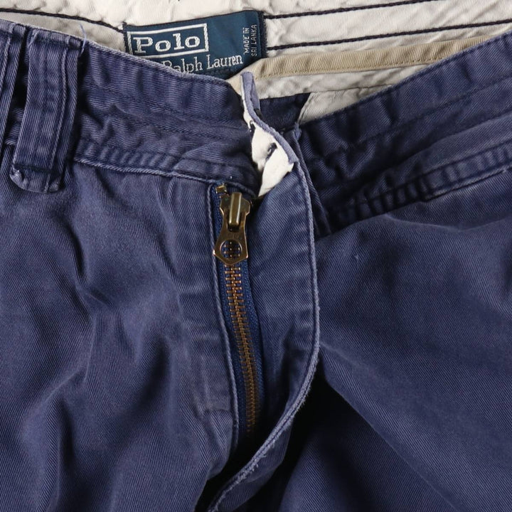 Ralph Lauren POLO by Ralph Lauren cargo shorts, men's size W31 cotton navy blue type Vintage Second Hand