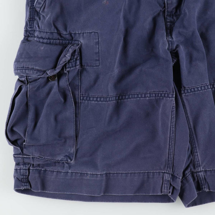 Ralph Lauren POLO by Ralph Lauren cargo shorts, men's size W31 cotton navy blue type Vintage Second Hand