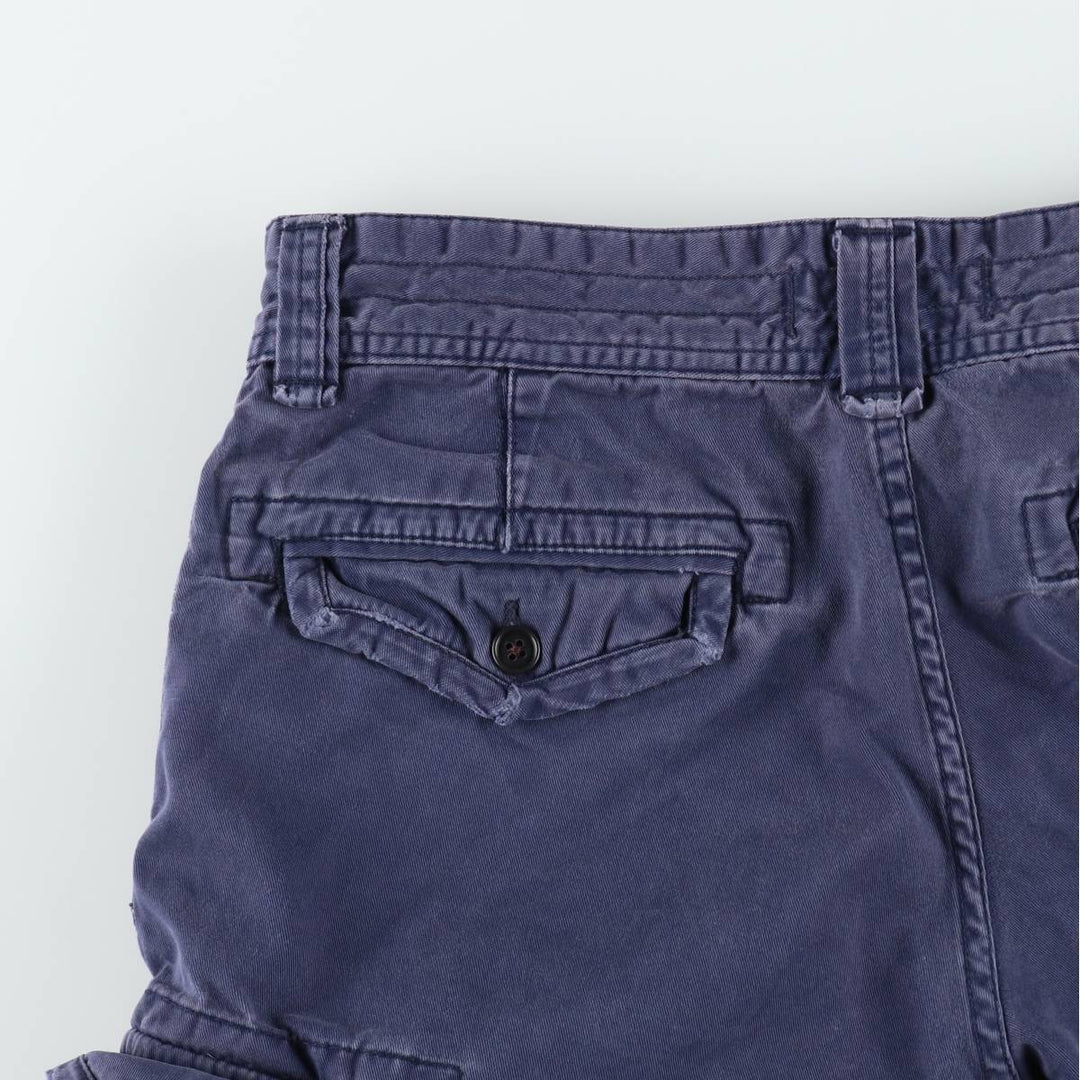 Ralph Lauren POLO by Ralph Lauren cargo shorts, men's size W31 cotton navy blue type Vintage Second Hand