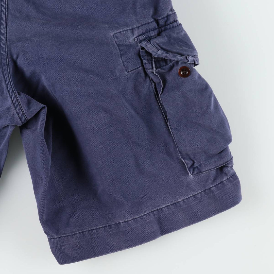 Ralph Lauren POLO by Ralph Lauren cargo shorts, men's size W31 cotton navy blue type Vintage Second Hand