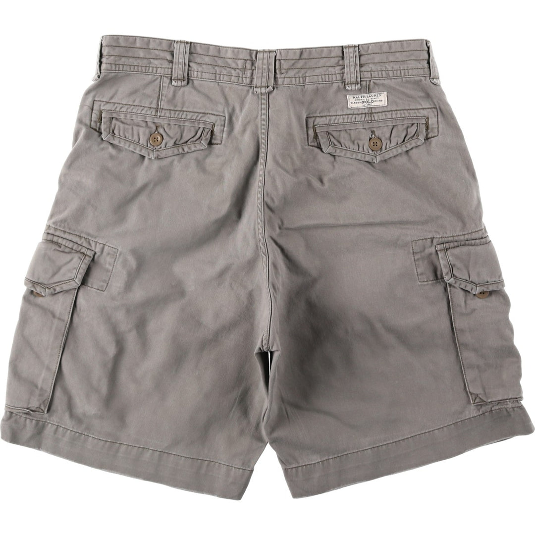 Ralph Lauren POLO RALPH LAUREN cargo shorts, men's size W38 cotton Khaki type Vintage Second Hand