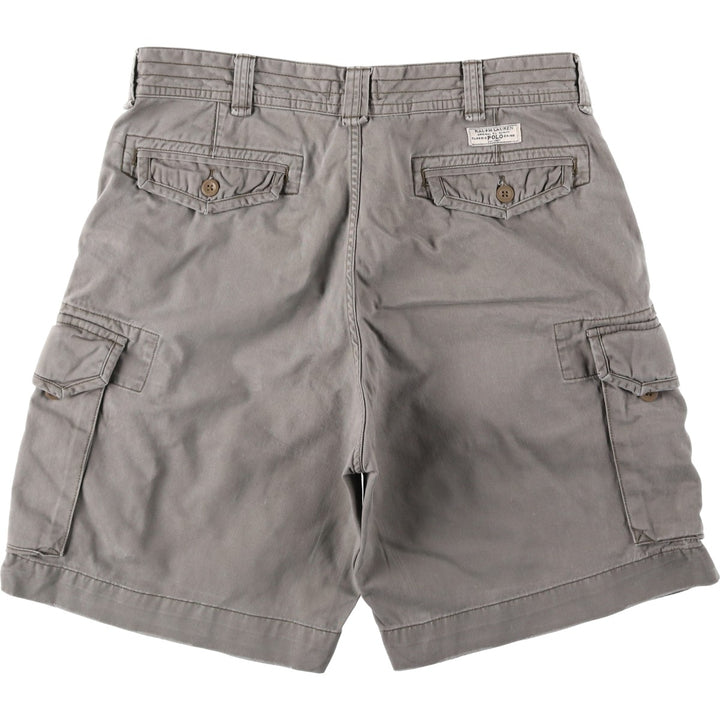 Ralph Lauren POLO RALPH LAUREN cargo shorts, men's size W38 cotton Khaki type Vintage Second Hand