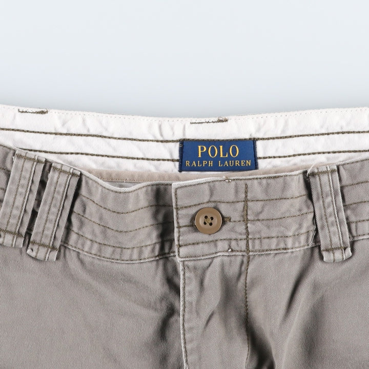 Ralph Lauren POLO RALPH LAUREN cargo shorts, men's size W38 cotton Khaki type Vintage Second Hand