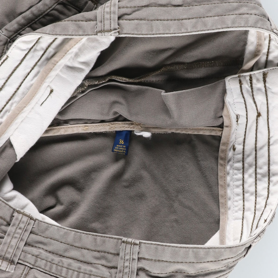 Ralph Lauren POLO RALPH LAUREN cargo shorts, men's size W38 cotton Khaki type Vintage Second Hand