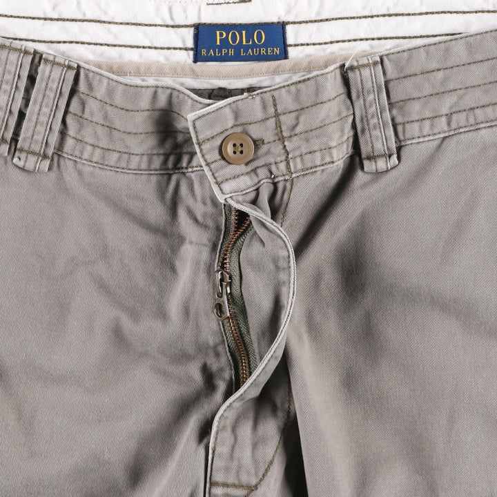 Ralph Lauren POLO RALPH LAUREN cargo shorts, men's size W38 cotton Khaki type Vintage Second Hand