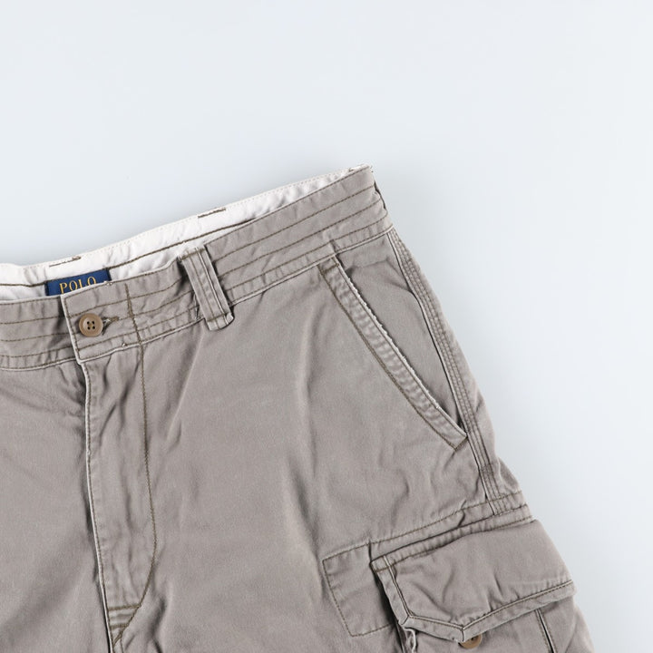 Ralph Lauren POLO RALPH LAUREN cargo shorts, men's size W38 cotton Khaki type Vintage Second Hand