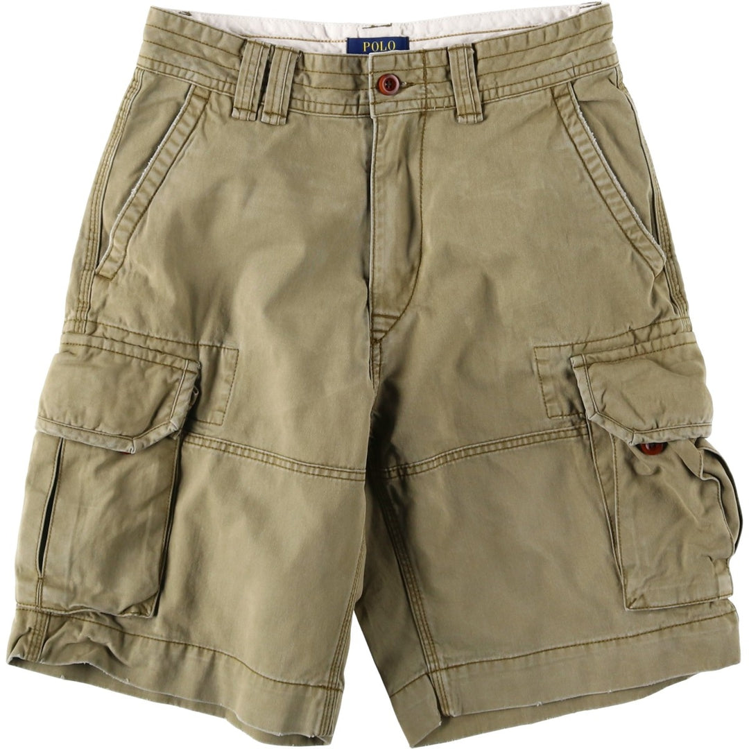 Ralph Lauren POLO RALPH LAUREN cargo shorts, men's size W31 (approx.) cotton Khaki type Vintage Second Hand