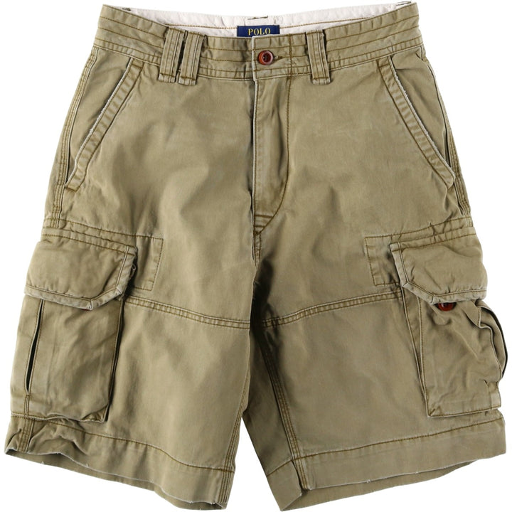 Ralph Lauren POLO RALPH LAUREN cargo shorts, men's size W31 (approx.) cotton Khaki type Vintage Second Hand