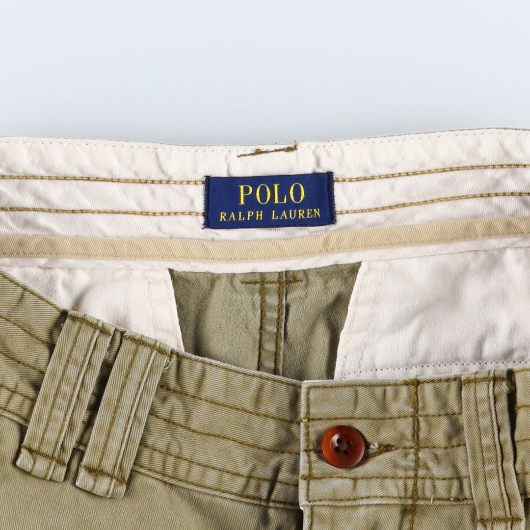 Ralph Lauren POLO RALPH LAUREN cargo shorts, men's size W31 (approx.) cotton Khaki type Vintage Second Hand