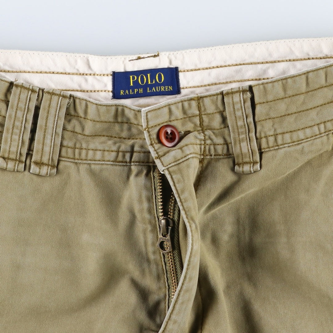 Ralph Lauren POLO RALPH LAUREN cargo shorts, men's size W31 (approx.) cotton Khaki type Vintage Second Hand