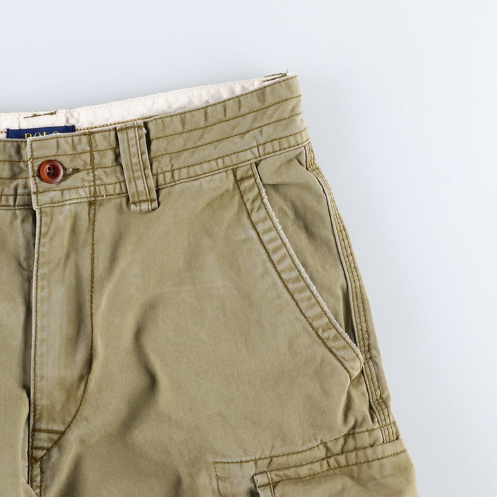 Ralph Lauren POLO RALPH LAUREN cargo shorts, men's size W31 (approx.) cotton Khaki type Vintage Second Hand