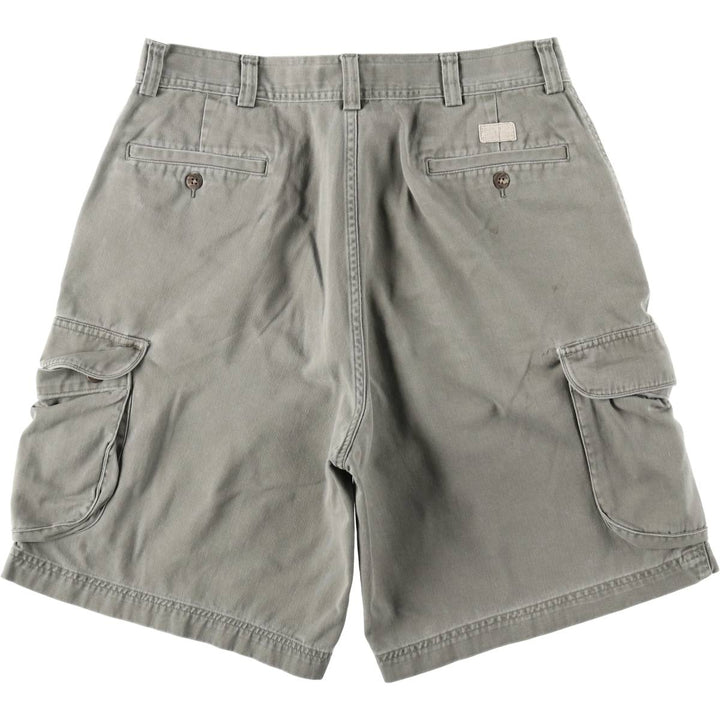 Ralph Lauren POLO by Ralph Lauren cargo shorts, short pants, men's size w34 cotton gray type Vintage Second Hand