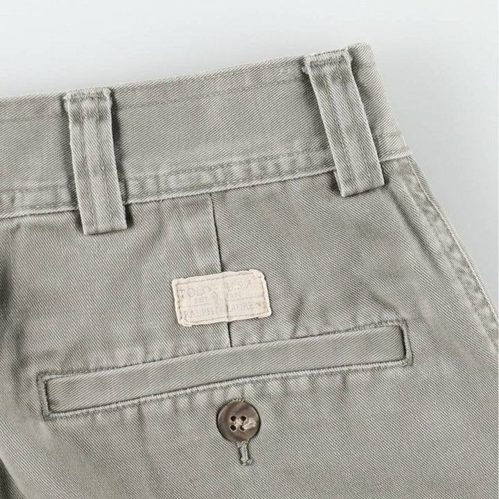 Ralph Lauren POLO by Ralph Lauren cargo shorts, short pants, men's size w34 cotton gray type Vintage Second Hand