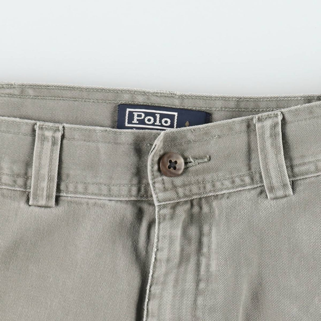 Ralph Lauren POLO by Ralph Lauren cargo shorts, short pants, men's size w34 cotton gray type Vintage Second Hand