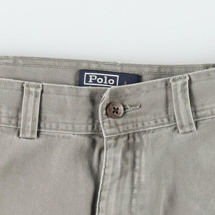 Ralph Lauren POLO by Ralph Lauren cargo shorts, short pants, men's size w34 cotton gray type Vintage Second Hand
