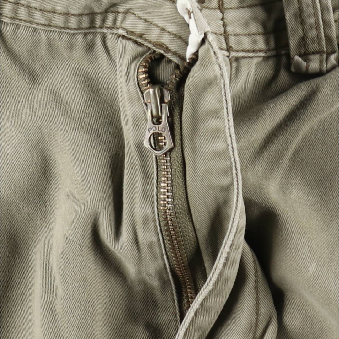 Ralph Lauren POLO by Ralph Lauren cargo shorts, short pants, men's w35 equivalent cotton Khaki type Vintage Second Hand