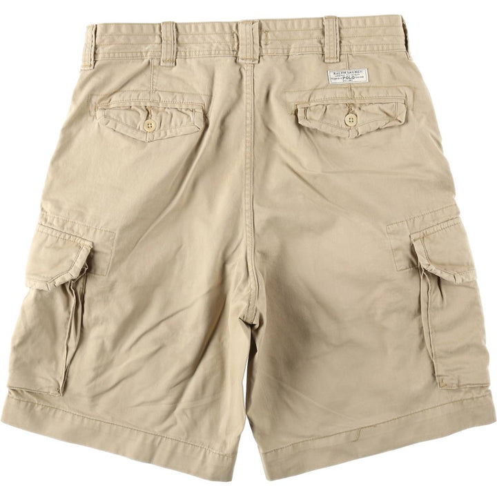 Ralph Lauren POLO RALPH LAUREN cargo shorts short pants men's w37 equivalent cotton Beige type Vintage Second Hand