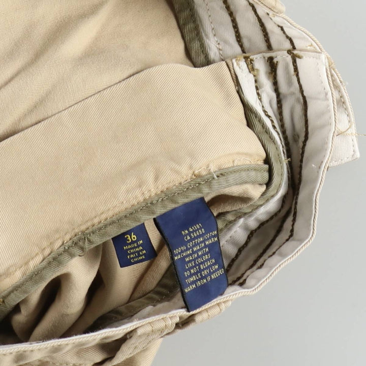 Ralph Lauren POLO RALPH LAUREN cargo shorts short pants men's w37 equivalent cotton Beige type Vintage Second Hand