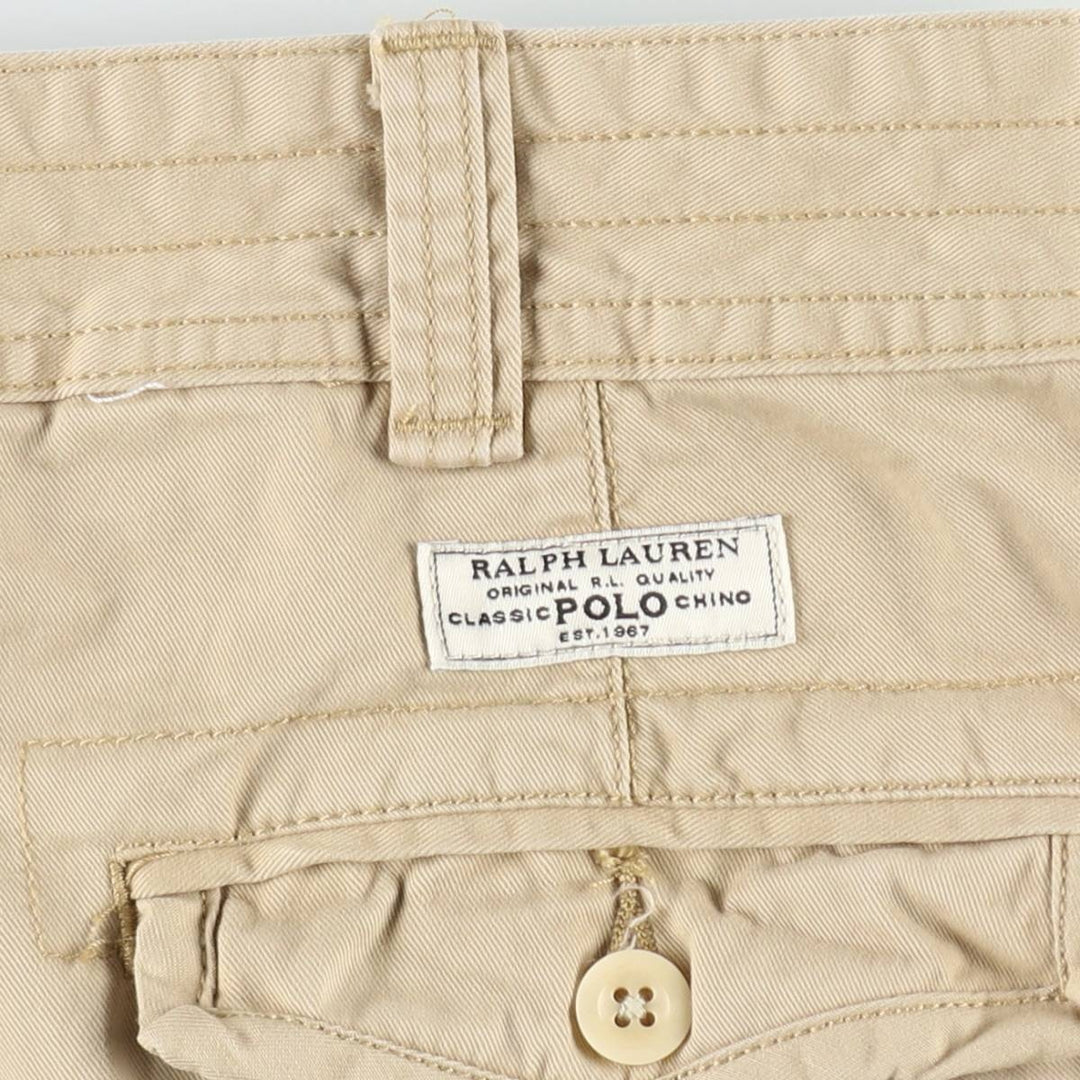 Ralph Lauren POLO RALPH LAUREN cargo shorts short pants men's w37 equivalent cotton Beige type Vintage Second Hand