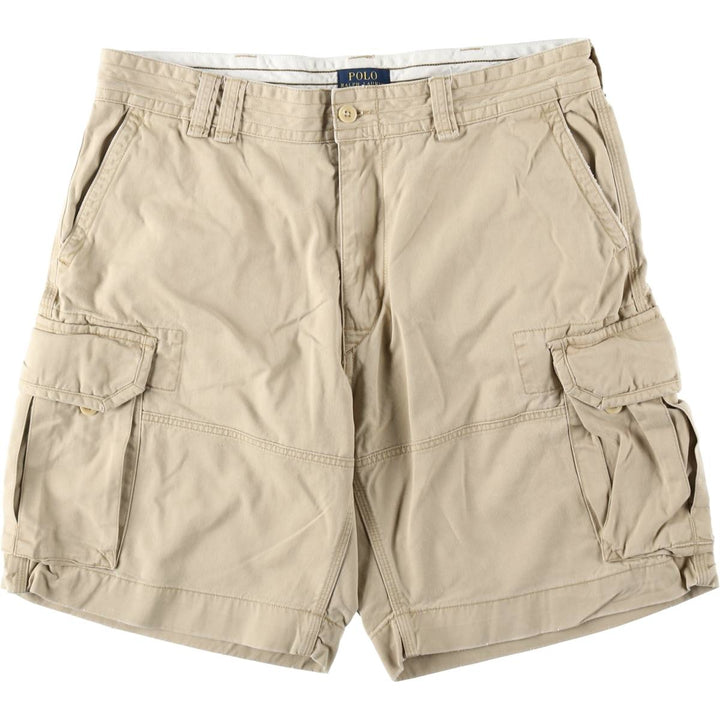 Ralph Lauren POLO RALPH LAUREN cargo shorts, men's size W38 cotton Beige type Vintage Second Hand