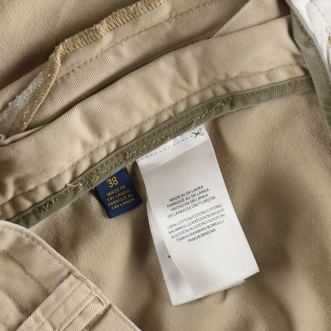 Ralph Lauren POLO RALPH LAUREN cargo shorts, men's size W38 cotton Beige type Vintage Second Hand