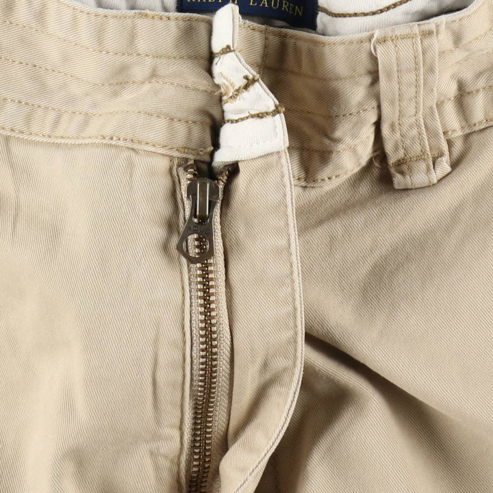 Ralph Lauren POLO RALPH LAUREN cargo shorts, men's size W38 cotton Beige type Vintage Second Hand
