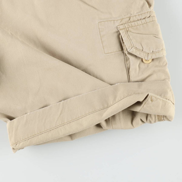 Ralph Lauren POLO RALPH LAUREN cargo shorts, men's size W38 cotton Beige type Vintage Second Hand