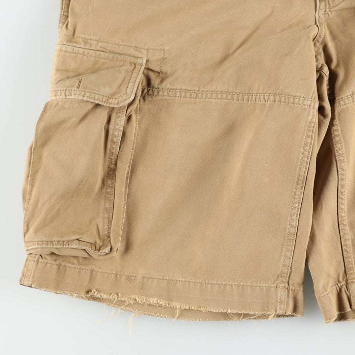 2000'S Ralph Lauren Polo Jeans Company cargo shorts, men's size W37 cotton Beige type Vintage Second Hand