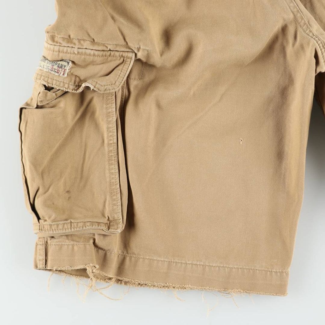 2000'S Ralph Lauren Polo Jeans Company cargo shorts, men's size W37 cotton Beige type Vintage Second Hand