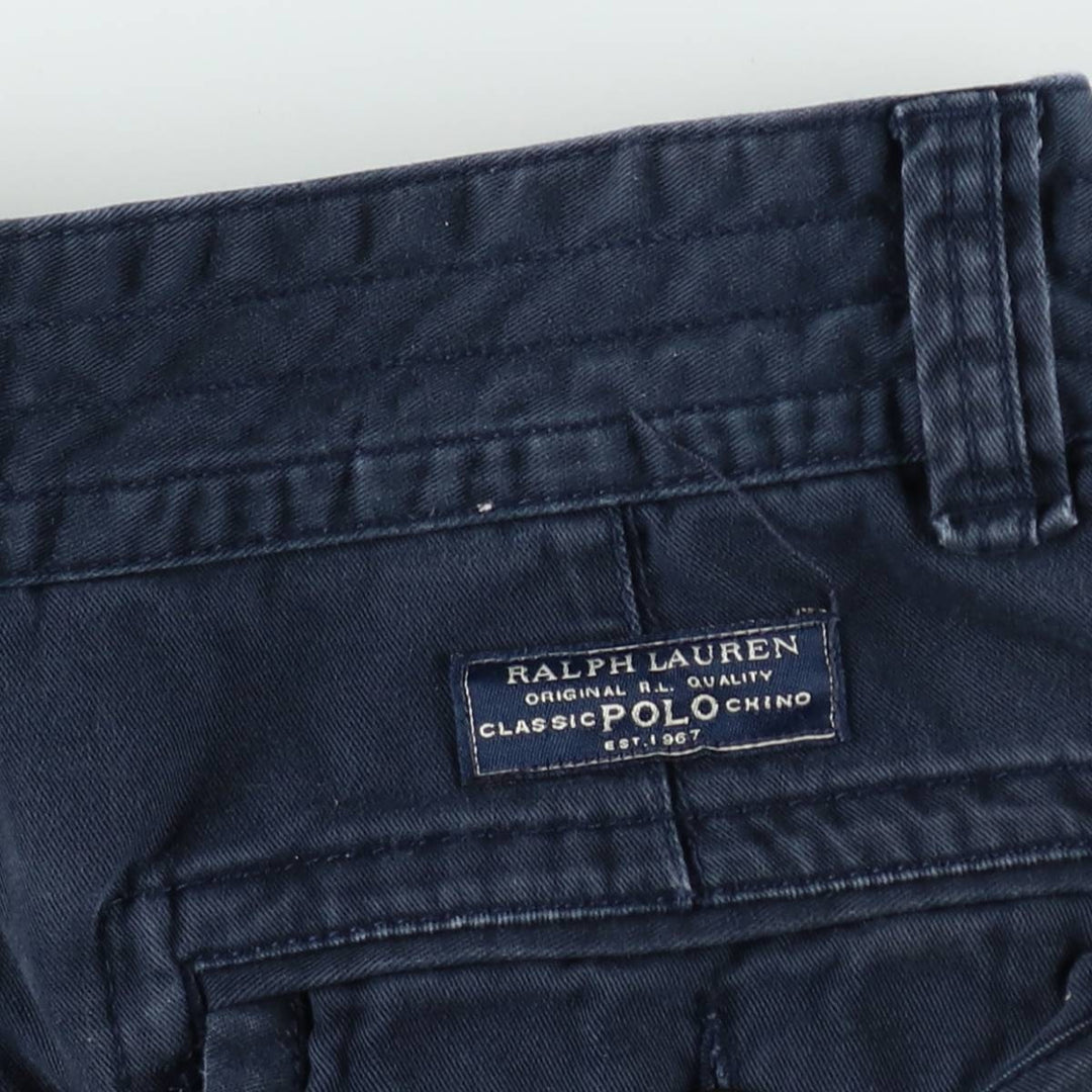 Ralph Lauren POLO by Ralph Lauren cargo shorts, short pants, men's w31 equivalent cotton navy blue type Vintage Second Hand