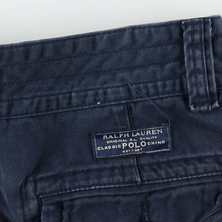 Ralph Lauren POLO by Ralph Lauren cargo shorts, short pants, men's w31 equivalent cotton navy blue type Vintage Second Hand