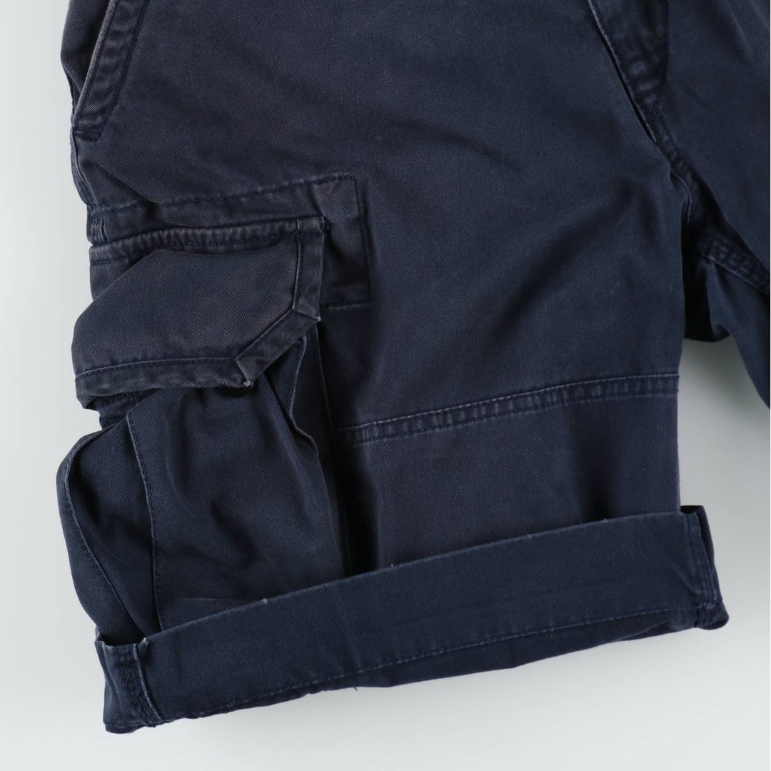 Ralph Lauren POLO by Ralph Lauren cargo shorts, short pants, men's w31 equivalent cotton navy blue type Vintage Second Hand