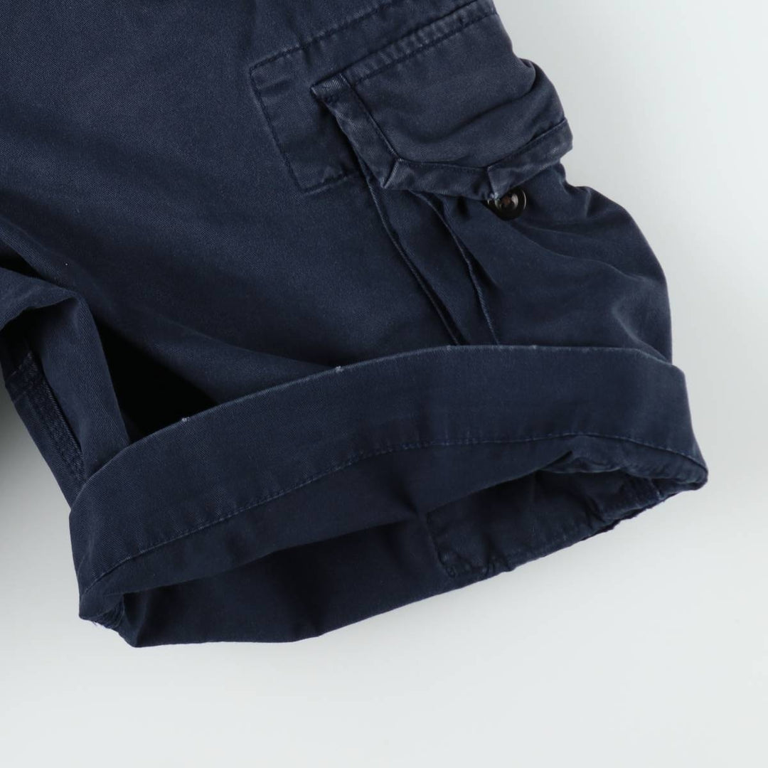 Ralph Lauren POLO by Ralph Lauren cargo shorts, short pants, men's w31 equivalent cotton navy blue type Vintage Second Hand