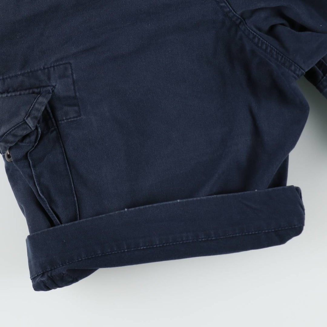 Ralph Lauren POLO by Ralph Lauren cargo shorts, short pants, men's w31 equivalent cotton navy blue type Vintage Second Hand