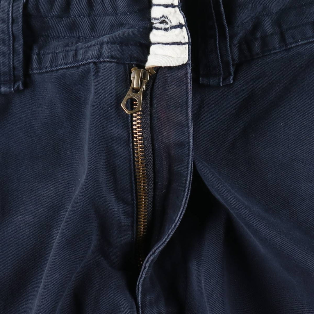 Ralph Lauren POLO by Ralph Lauren cargo shorts, half pants, men's size w34 cotton navy blue type Vintage Second Hand