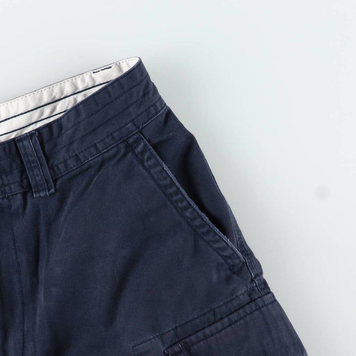 Ralph Lauren POLO by Ralph Lauren cargo shorts, half pants, men's size w34 cotton navy blue type Vintage Second Hand