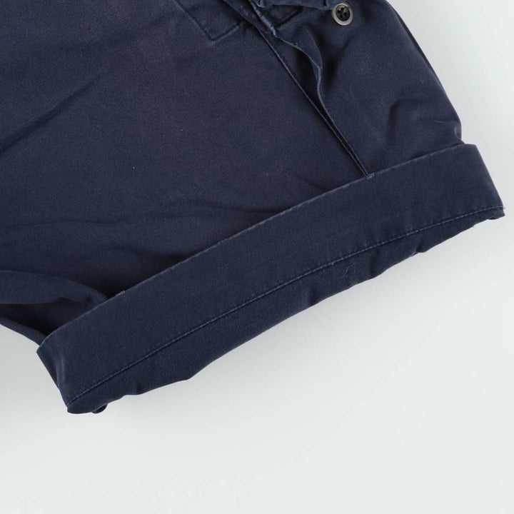 Ralph Lauren POLO by Ralph Lauren cargo shorts, half pants, men's size w34 cotton navy blue type Vintage Second Hand