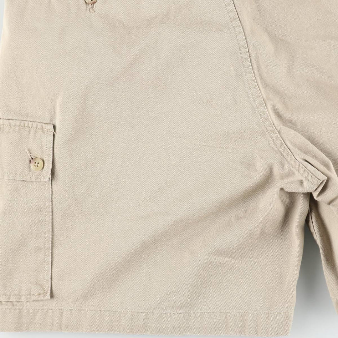 Ralph Lauren POLO by Ralph Lauren cargo shorts, short pants, men's size w34 cotton Beige type Vintage Second Hand