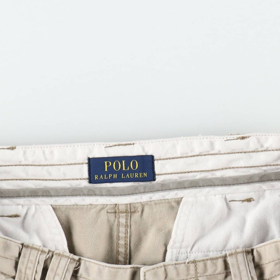 Ralph Lauren POLO RALPH LAUREN cargo shorts, men's size W35 cotton Beige type Vintage Second Hand
