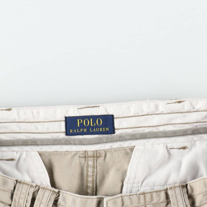 Ralph Lauren POLO RALPH LAUREN cargo shorts, men's size W35 cotton Beige type Vintage Second Hand