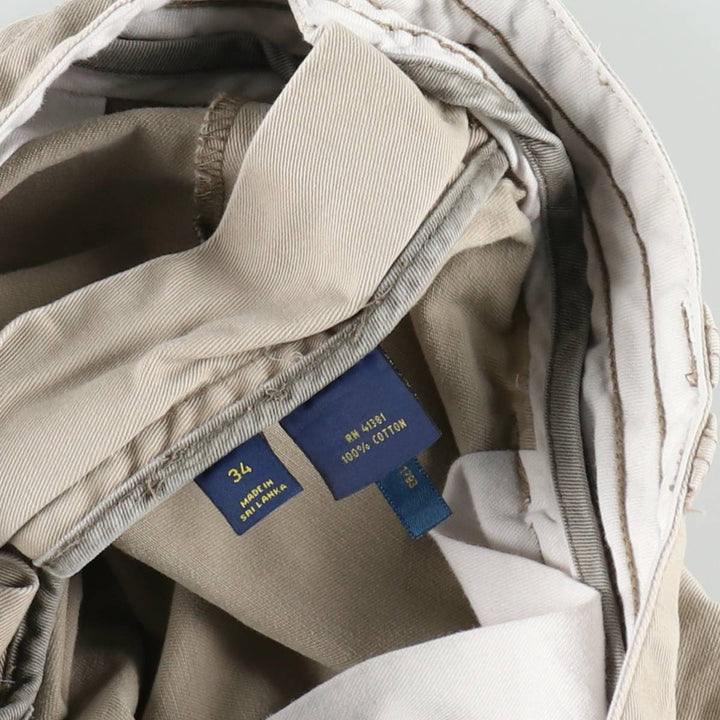 Ralph Lauren POLO RALPH LAUREN cargo shorts, men's size W35 cotton Beige type Vintage Second Hand