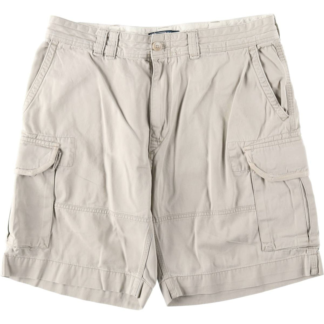 Ralph Lauren POLO by Ralph Lauren cargo shorts, men's size W39 (approx.) cotton ivory Vintage Second Hand