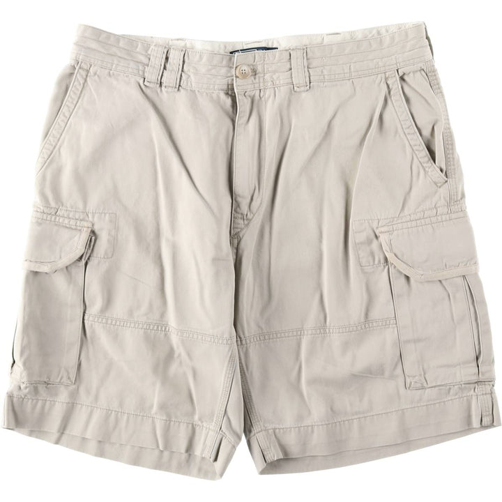 Ralph Lauren POLO by Ralph Lauren cargo shorts, men's size W39 (approx.) cotton ivory Vintage Second Hand