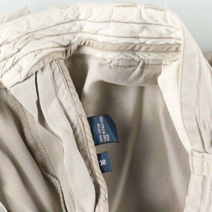 Ralph Lauren POLO by Ralph Lauren cargo shorts, men's size W39 (approx.) cotton ivory Vintage Second Hand