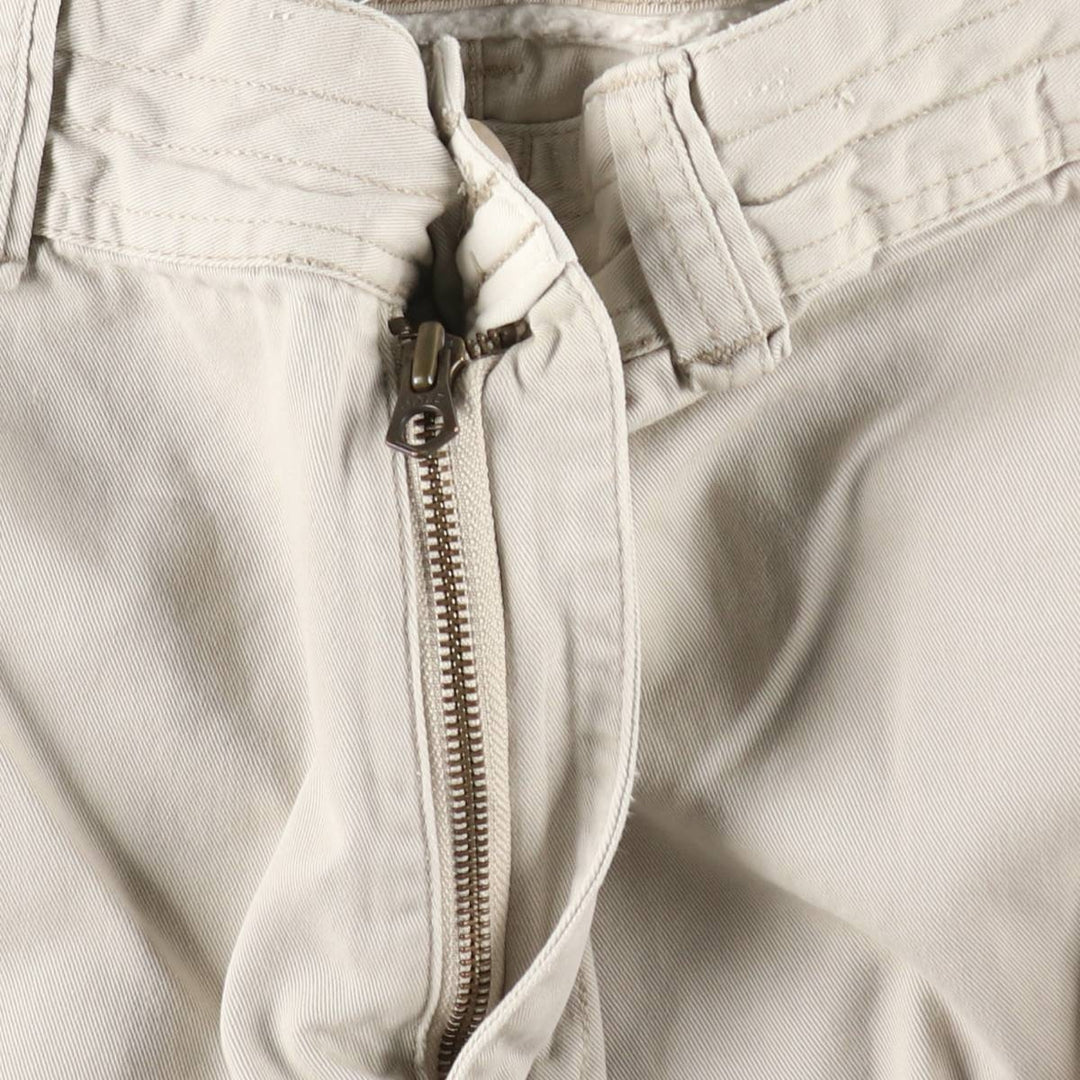 Ralph Lauren POLO by Ralph Lauren cargo shorts, men's size W39 (approx.) cotton ivory Vintage Second Hand