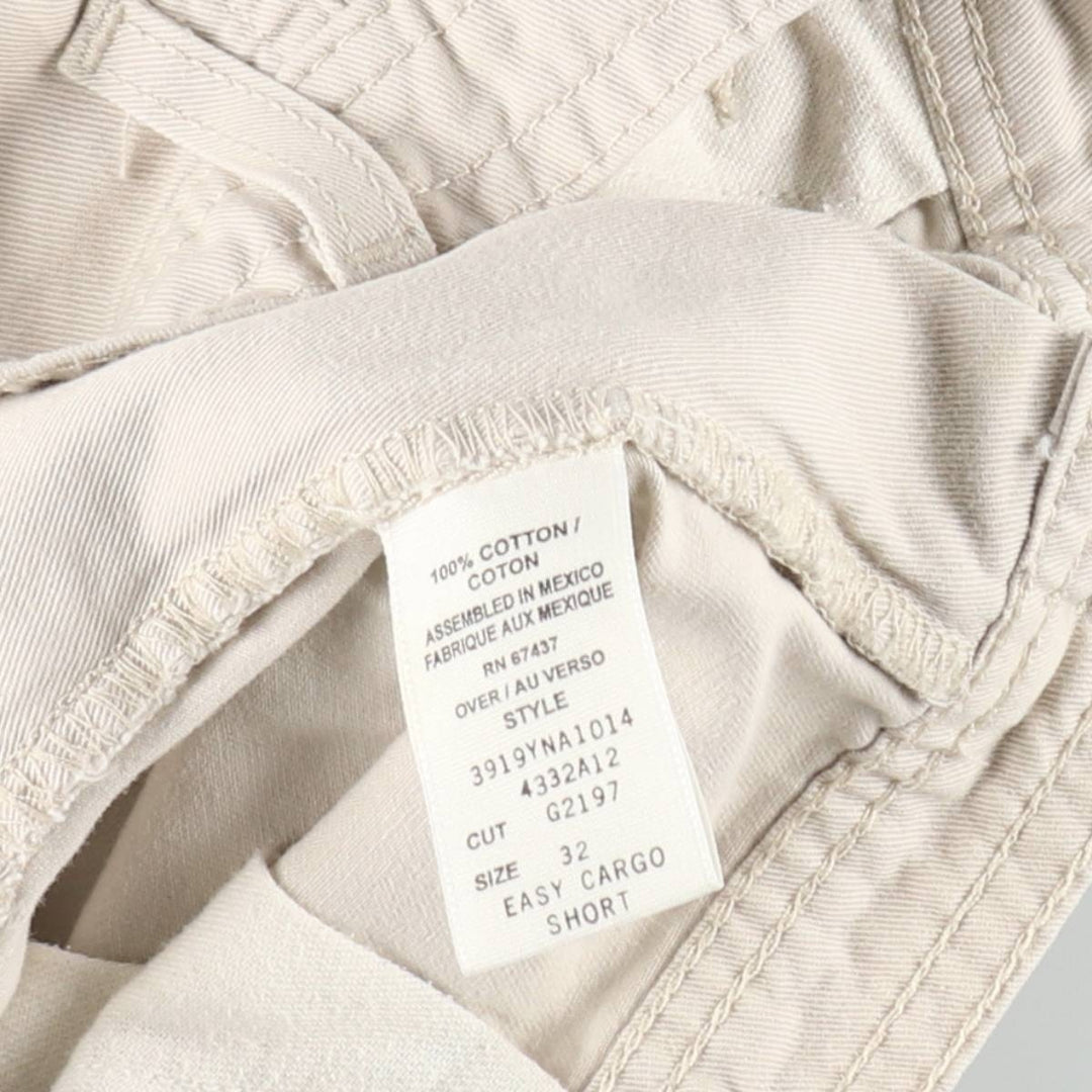 2000'S Ralph Lauren POLO JEANS COMPANY cargo shorts, men's size W31 (approx.) cotton ivory Vintage Second Hand
