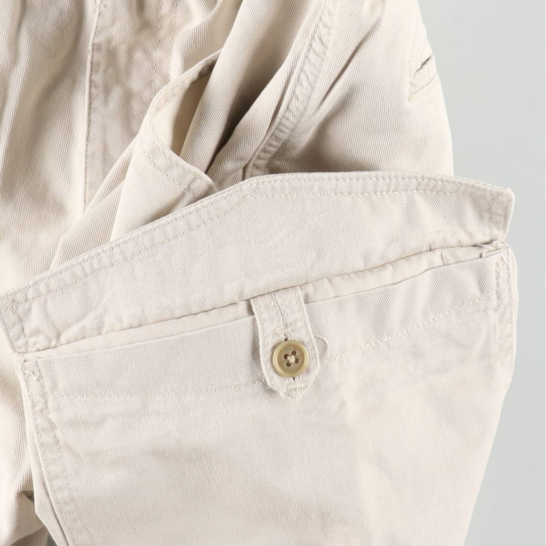 2000'S Ralph Lauren POLO JEANS COMPANY cargo shorts, men's size W31 (approx.) cotton ivory Vintage Second Hand